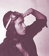 Selbstportrait als Pilot